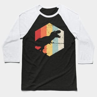 Retro 70s T-Rex Baseball T-Shirt